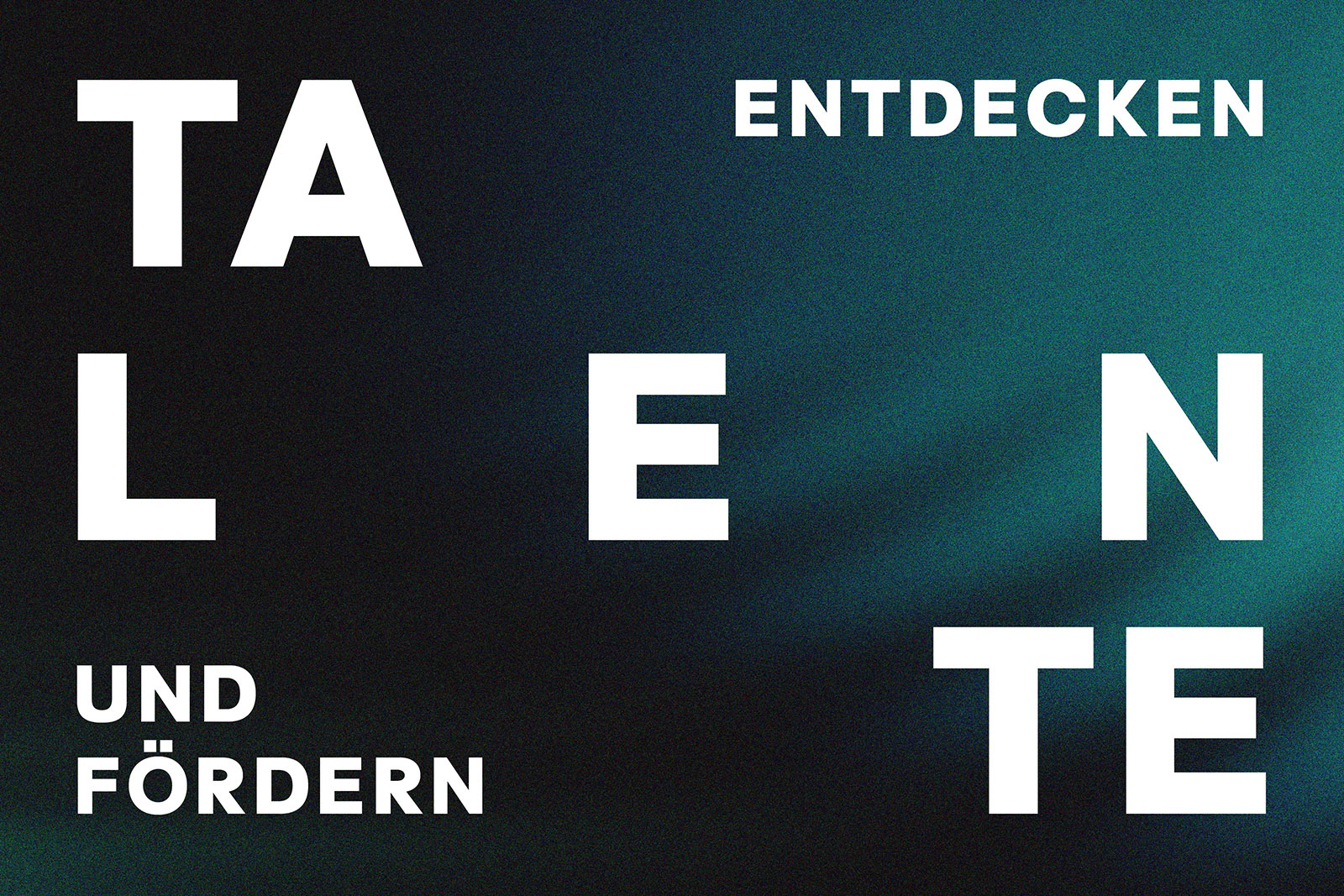 Schmid/Widmaier, Brand Design, Digital Storytelling, Reporting für den FilmFernsehFonds Bayern, Weiße Schrift, Hintergrund Petrol mit Schatteneffekten