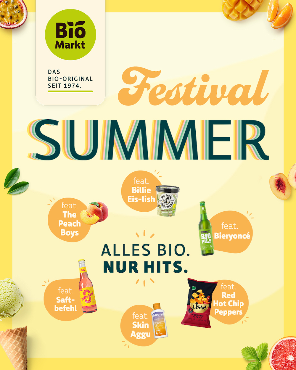 häppy ruft für Denns BioMarkt den Festival Summer aus