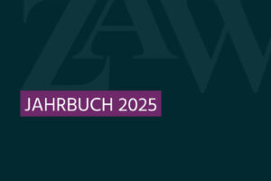 Deckblatt Jahrbuch 2025 ZAW