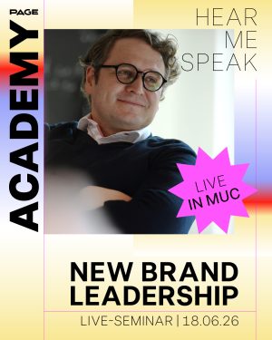 Nach unserem erfolgreichen Webinar »Mehrwert Marke« gibt es nun die Fortsetzung: KMS TEAM Managing Partner Patrick Märki und Simon Betsch zeigen am 18. Juni, wie ihr Brand Leadership in euren Projekten etabliert.