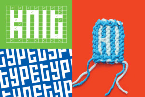 Schrift Knit Hello, Nachfolger der Knit Grotesk