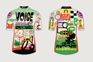 B Corp-Projekt Radtrikots für Workshops für Kinder gegen moderne Sklaverei, Shirts