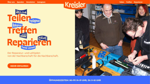 Screenshot vom Kreisler Projekt