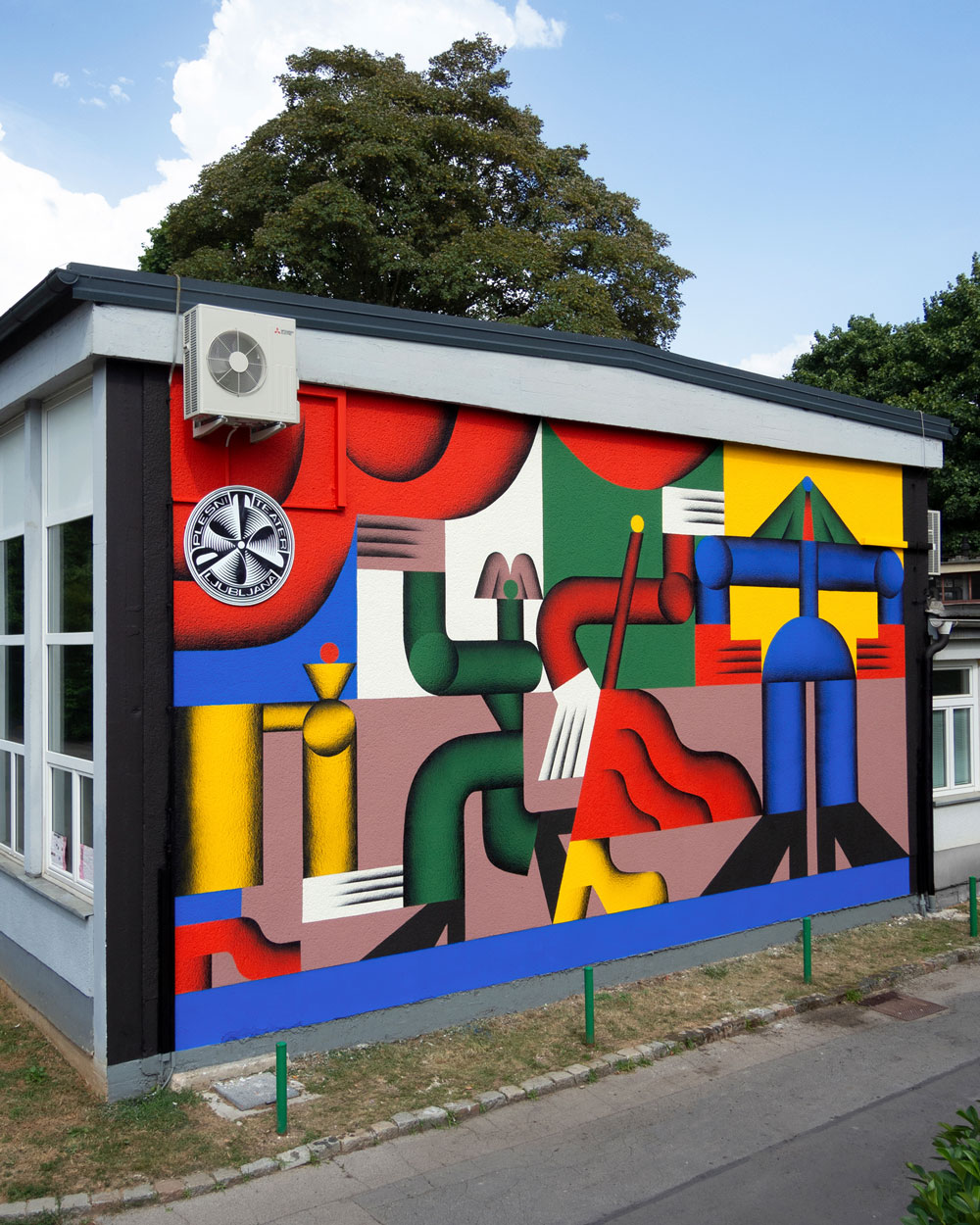 Zebu, Illustration, Mural, Plesni Dance Theatre, Lubljana 2022