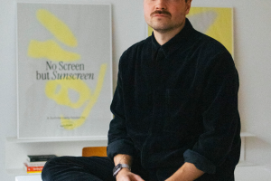 Florian Kleinsteuber im Kreativraum