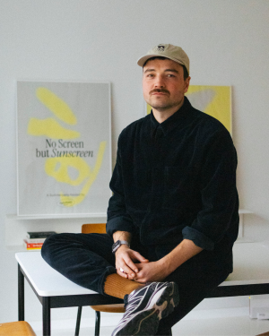 Florian Kleinsteuber im Kreativraum