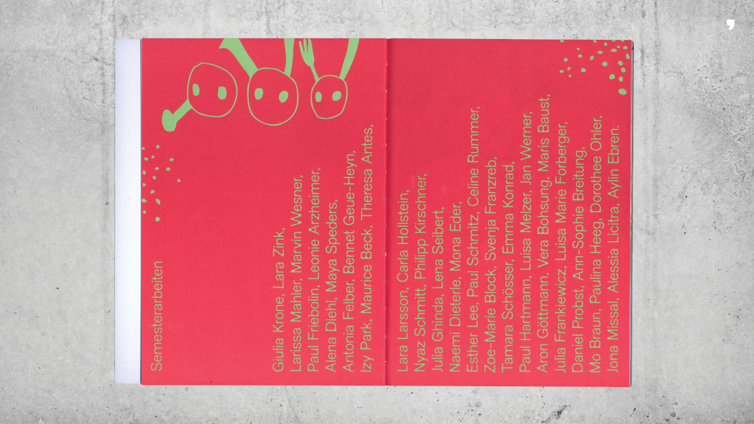 komma31 Magazin Semesterarbeiten