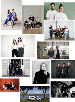 12 Bilder von Agenturmitarbeiterinnen und Mitarbeitern locker nebeneinander angeordnet