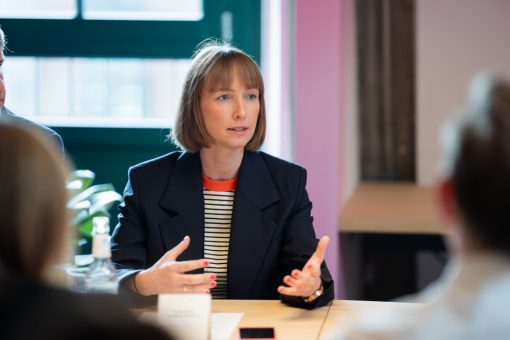 nextMedia.Hamburg stellt gemeinsam mit Beirat neuen Trendradar für 2026 vor (Auf dem Foto: Dr. Nina Klaß, Leiterin nextMedia.Hamburg)