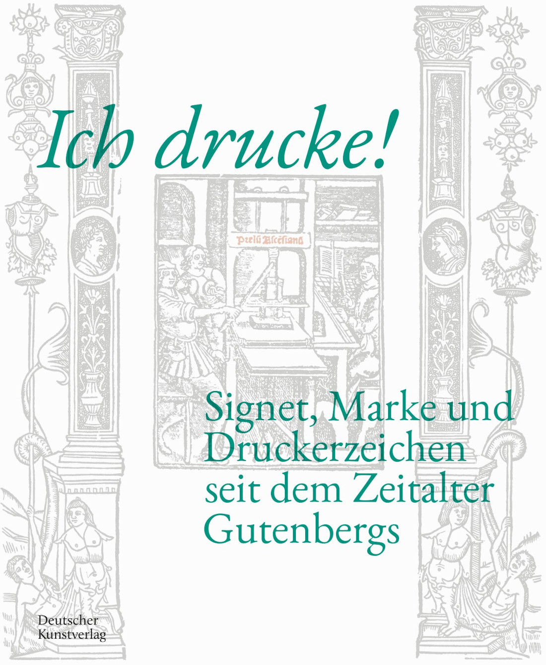 Ich drucke, Buchcover, die Marke Gutenberg 