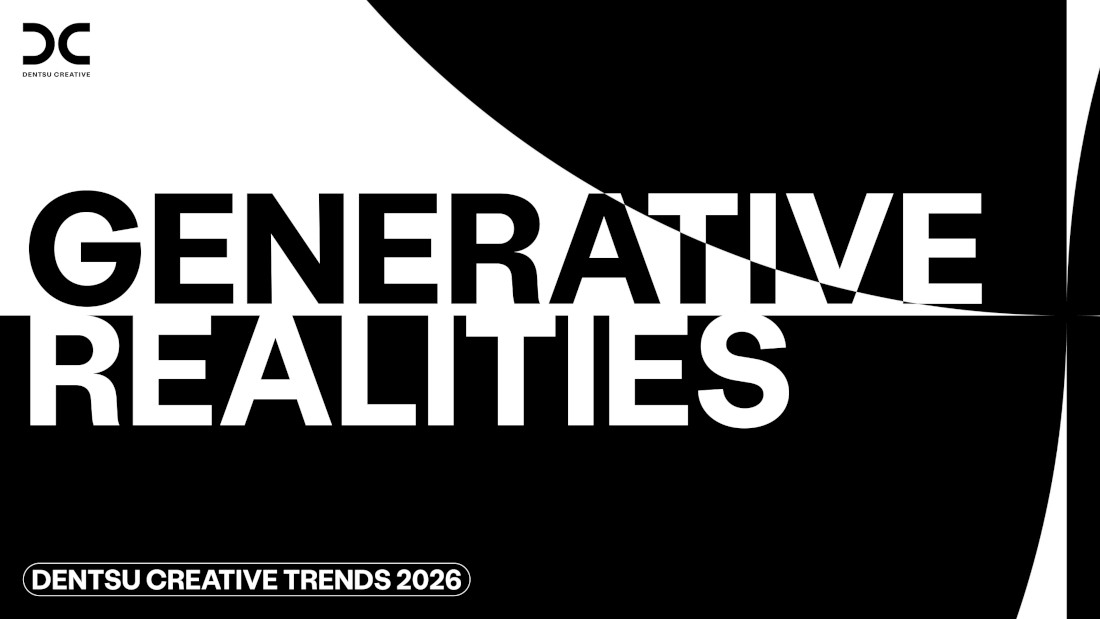 Generative Realities, Trendreport Dentsu 2026, Titel 