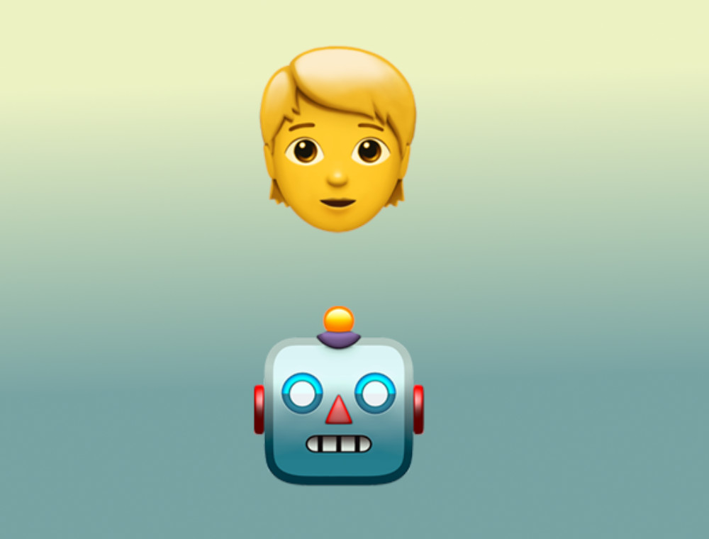 Collaborative Agentic AI Grafik mit Mensch und Roboter