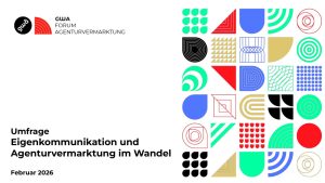 GWA-Forum-Agenturvermarktung Umfrageauswertung Titelblatt