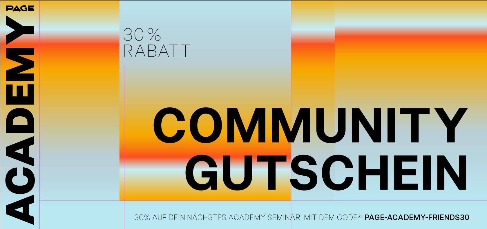 30 Prozent Rabatt auf alle Seminare der PAGE Academy 