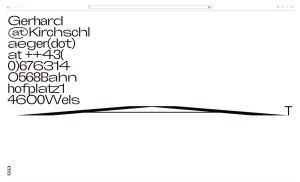 Website Minimalismus