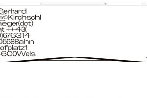 Website Minimalismus