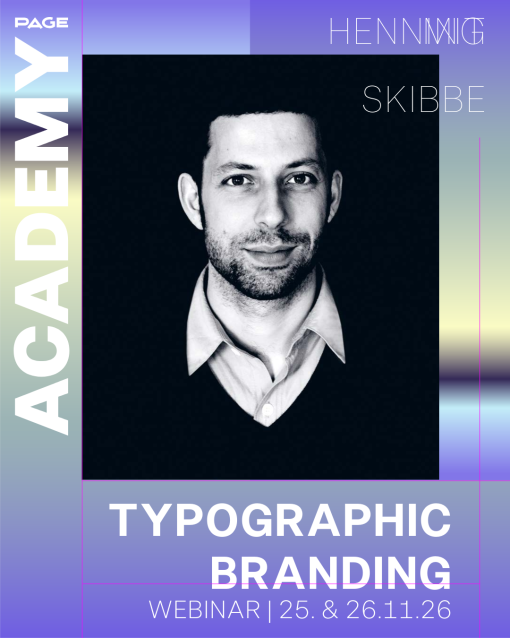 Typographic Branding Webinar mit Henning Skibbe
