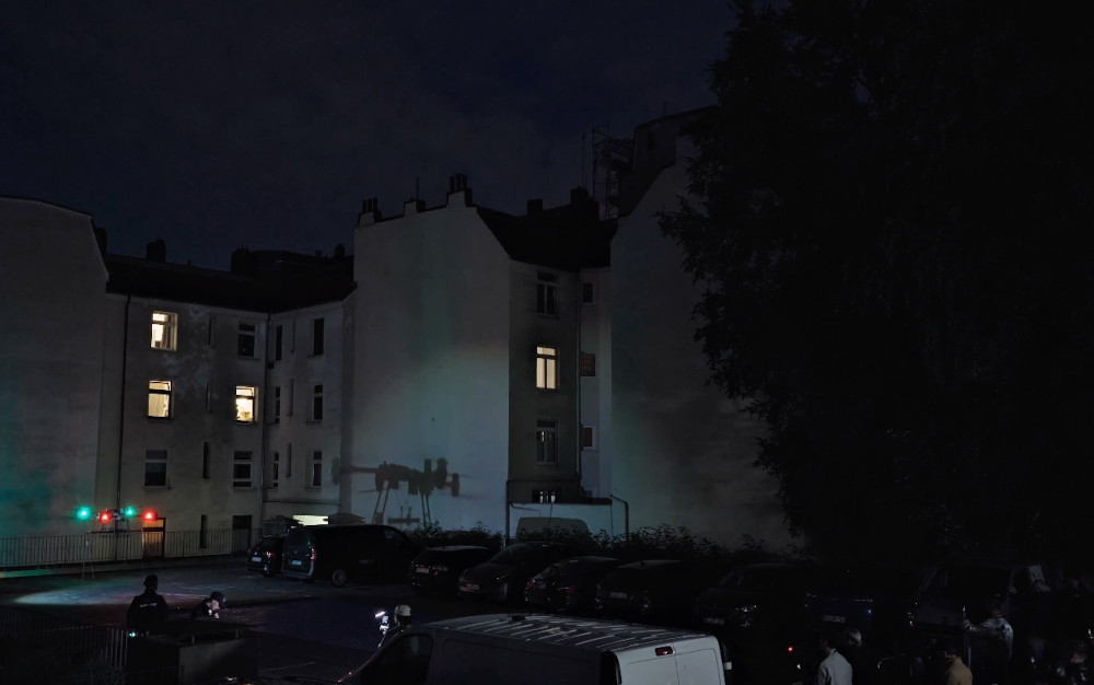 3D-Installation mit Hologramm in Hamburg
