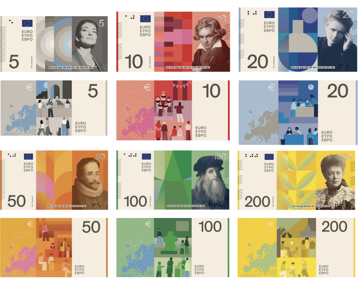 Neue Euro Banknoten Entwurf C