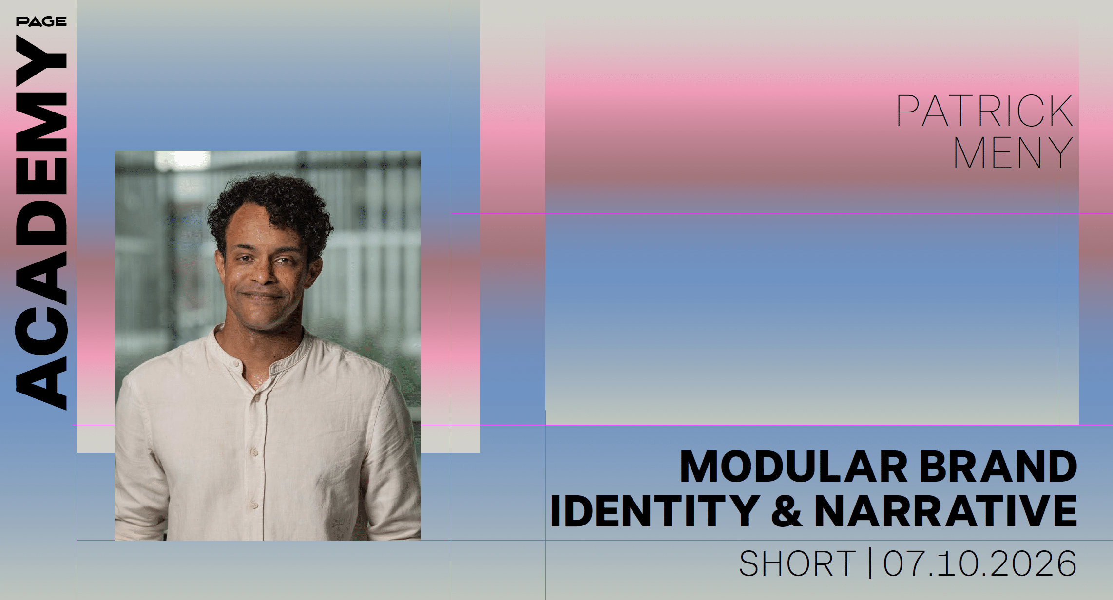 Modulare Brand Identities entwickeln: Webinar mit Patrick Meny