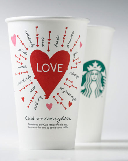Bild Starbucks Valentinsaktion