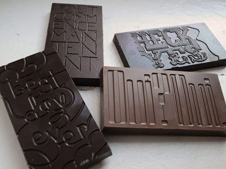 Bild Typo-schokolade